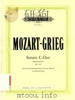 SONATE C-DUR FUR KLAVIER/FOR PIANO SONATA FACILE KV 545（ PDF版）