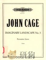 IMAGINARYLANDSCAPE NO.3 PERCUSSION SEXTEX SCORE（ PDF版）