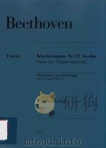 KLAVIERSONATE NR.12 AS-DUR OPUS 26(TRAUERMARSCH)PIANO SONATA NO.12 IN AB MAJOR OP.26(FUNERAL MARCH)（ PDF版）
