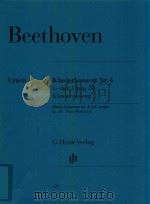 KLAVIERKONZERT NR.4 G-DUR OPUS 58 KLAVIERAUSZUG PIANO CONCERTO NO.4 IN G MAJOR OP.58 PIANO REDUETION（ PDF版）