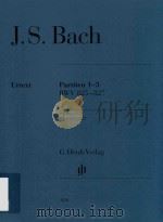 PARTITEN 1-3 BWV 825-827 PDF电子版封面