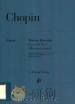 WALZER DES-DUR OPUS 64 NR.1 (MINUTENWALZER) WALTZ IN DB MAJOR OP.64 NO.1 (MINUTE WALTZ) 6 PDF电子版封面