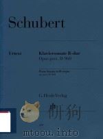 KLAVIERSONATE B-DUR OPUS POST.D 960 PIANO SONATA IN BB MAJOR OP.POST.D 960（ PDF版）