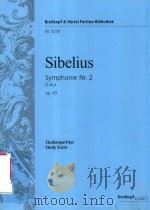 SYMPHONIE NR.2 D-DUR SYMPHONY NO.2 IN D MAJOR OP.43 STUDIENPARTITUR STUDY SCORE（ PDF版）