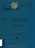 LIEDER VON DER MUR-INSEL KLEINE STUCKE FUR KLAVIER SONGS FROM THE MUR ISLAND LITTLE PIECES FOR PIANO     PDF电子版封面     