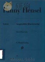 AUSGEWAHLTE KLAVIERWERKE SELECTED PIANO WORKS（ PDF版）