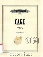 TWO PARTS FOR FLUTE AND PIANO FOR ROBERTO FABBRICIANI AND CARLO NERI 1987 PDF电子版封面 CAGE