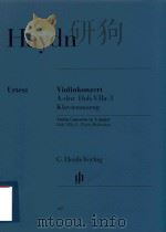 VIOLINKONZERT A-DUR HOB.VIIA: 3 KLAVIERAUSZUG VIOLIN CONCERTO IN A MAJOR HOB.VIIA: 3 PIANO REDUCTION（ PDF版）
