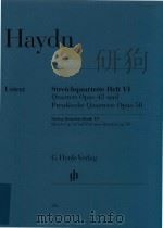 STREICHQUARTETTE HEFT VI QUARTETT OPUS 42 UND PREUBISCHE QUARTETTE OPUS 50 STRING QUARTETS BOOK VI Q（ PDF版）