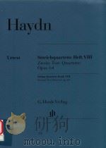 STREICHQUARTETTE HEFT VIII ZWEITE TOST-QUARTETTE OPUS 64 STRING QUARTETS BOOK VIII SECOND TOST QUART（ PDF版）