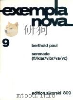 EXEMPLA NOVA 9 SERENADE (FL/KLAR/VIBR/VA/VC)（1970 PDF版）