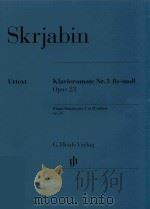 KLAVIERSONATE NR.3 FIS-MOLL OPUS 23 PIANO SONATA NO.3 IN F# MAJOR OP.23（ PDF版）