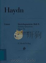 STREICHQUARTETTE HEFT X ERDODY-QUARTETTE OPUS 76 STRING QUARTETS BOOK X ERDODY QUARTETS OP.76（ PDF版）