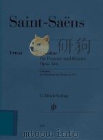 CAVATINE FUR POSAUNE UND KLAVIER OPUS 144 CAVATINE FOR TROMBONE AND PIANO OP.144 PDF电子版封面