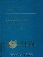 Differential equations a first course 1984 PDF电子版封面 0030625025