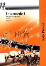 INTERMEDE I SAXOPHONE QUARTET SOLO PIECES（1974 PDF版）