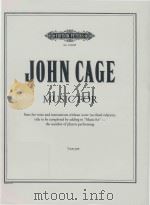 MUSIC FOR PARTS FOR VIOCE AND INSTUMENTS WITHOUT SCORE (NO FIXED RELATION) TITLE TO BE COMPLETED BY（1984 PDF版）