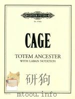 TOTEM ANCESTER WITH LABAN NOTATION PDF电子版封面