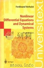 Nonlinear differential equations and dynamical systems Second Edition 1996 PDF电子版封面 9783540609346 Ferdinand Verhulst