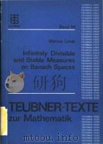 Infinitely divisible and stable measures on Banach spaces（1983 PDF版）