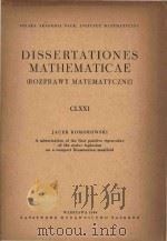 A minorization of the first positive eigenvalue of the scalar laplacian on a compact Riemannian mani 1980 PDF电子版封面 8301011076