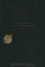 Handbuch der Laplace-Transformation Bd.3.Anwendungen der Laplace-Transformation（1956 PDF版）