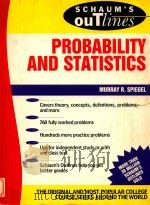 Schaum's outline of theory and problems of probability and statistics（1975 PDF版）