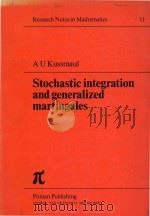 Stochastic integration and generalized martingales（1977 PDF版）