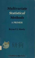 Multivariate statistical methods : a primer（1986 PDF版）