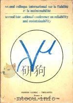 Second international conference on reliability and maintainability 1980 PDF电子版封面
