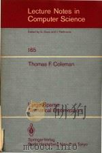 Large sparse numerical optimization（1984 PDF版）