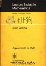 Approximants de Padé（1978 PDF版）