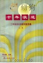 十年浪迹 三中全会以来通讯报告选 下 1988 PDF电子版封面 7543101335 程天敏选编