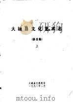 大城县文化艺术志  修改稿  下（1990 PDF版）
