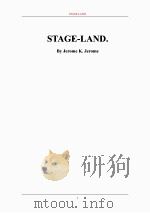 STAGE-LAND.舞台 PDF电子版封面