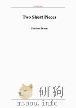 两个短篇（ PDF版）