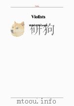提琴手 PDF电子版封面