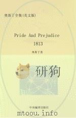 pride and prejudice 1813 PDF电子版封面