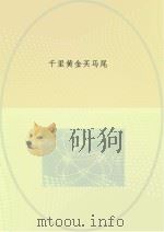 千里黄金买马尾 PDF电子版封面